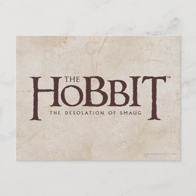 Hobbit Logo - Dark Postcard (Front)