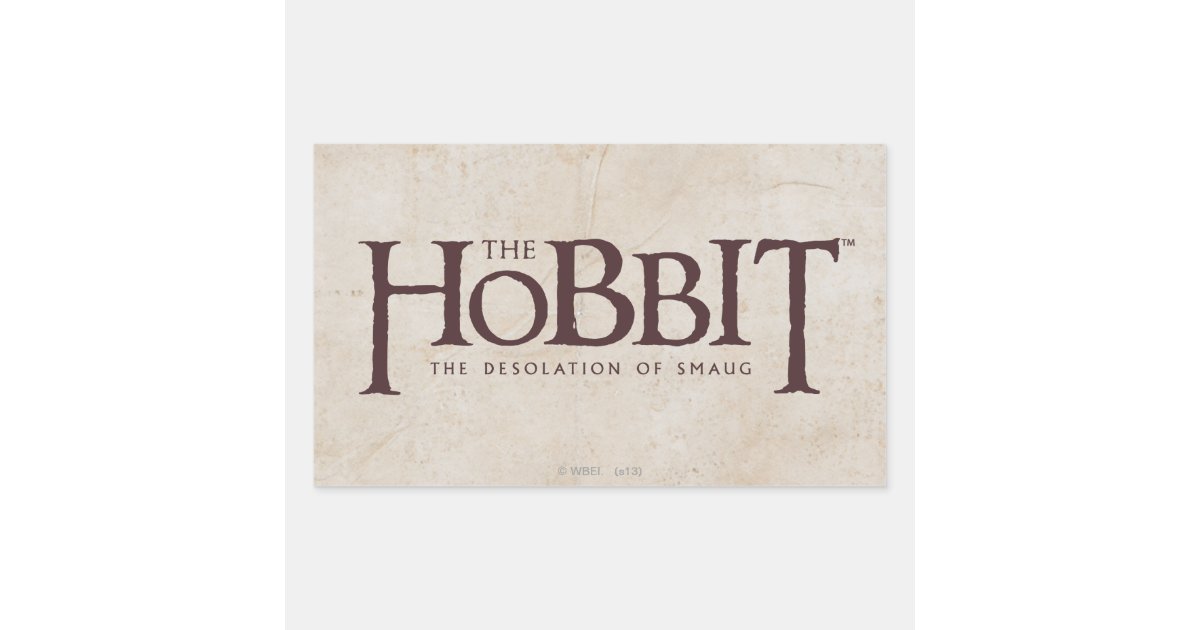 Hobbit Logo - Dark Rectangular Sticker | Zazzle