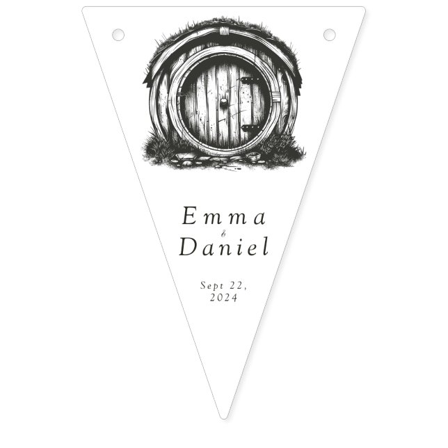 Hobbiton Haven bunting banner (First Flag)