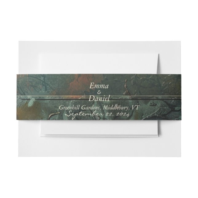 Hobbiton Haven Invitation Belly Band (Front Example)