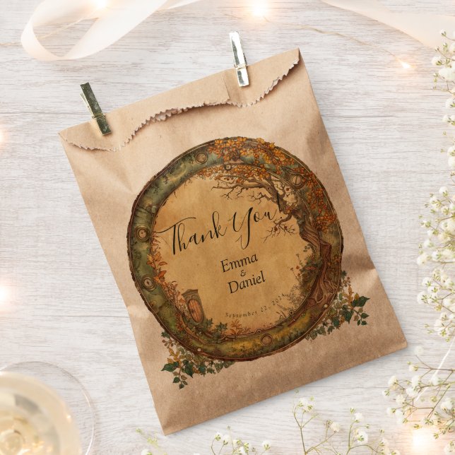 Hobbiton Haven Wedding Favor Bag (Clipped)