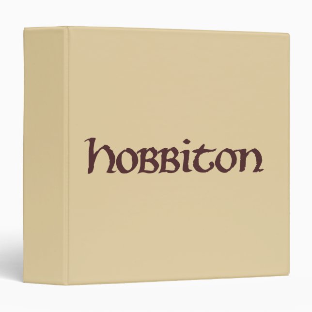 HOBBITON™ Solid 3 Ring Binder (Front/Spine)