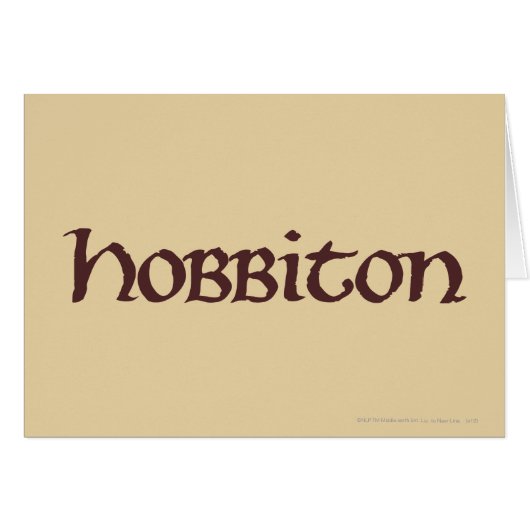 HOBBITON™ Solid Cards (Front Horizontal)