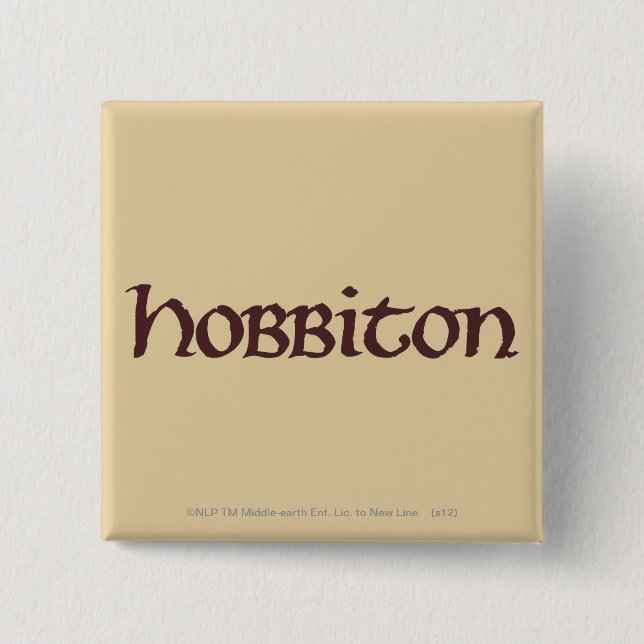 HOBBITON™ Solid Pinback Button (Front)
