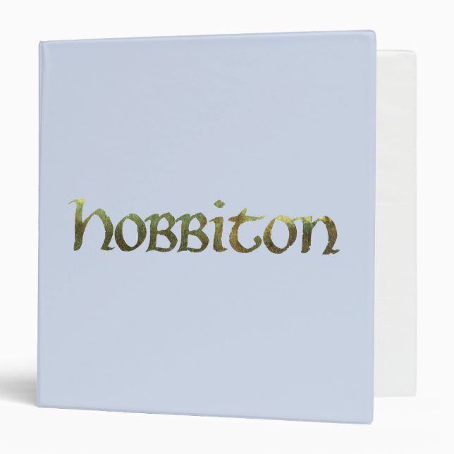 HOBBITON™ Textured 3 Ring Binder (Front/Inside)