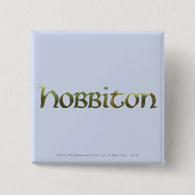 HOBBITON™ Textured Pinback Button (Front)