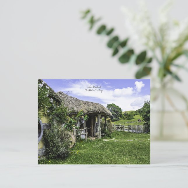 Hobbiton Village, New Zealand, Postcard (Standing Front)
