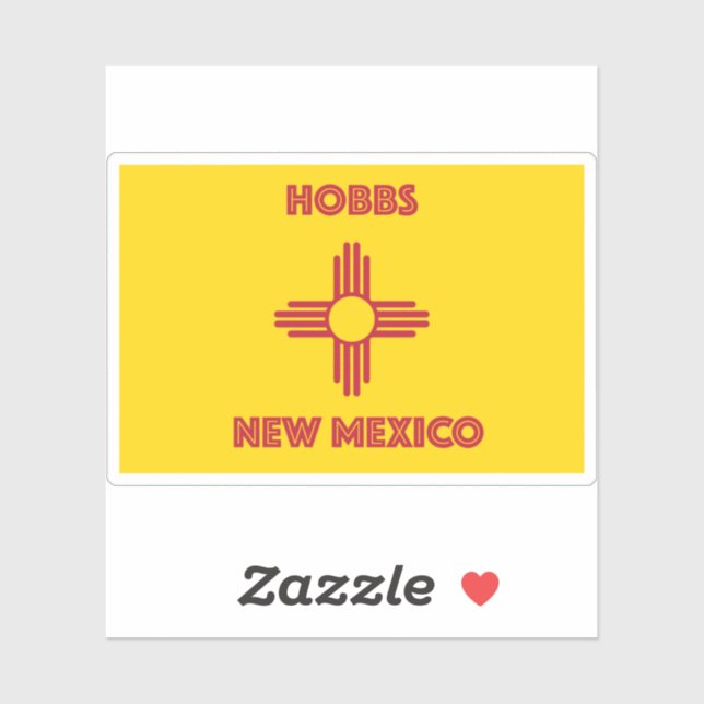 Hobbs New Mexico Sticker (Sheet)