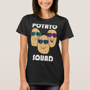 Hobby Chef Potatoe Squad Ironic Saying Vegetables T-Shirt