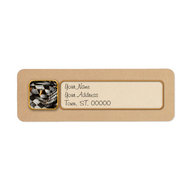 Hobby - Chess - Your move Label (Front)