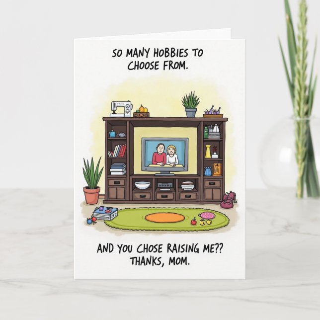 Hobby Choice Mothers Day Thanks Card (Front)