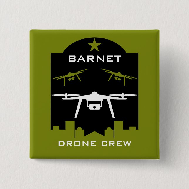 Hobby Drone Clubs And Groups Button (Front)