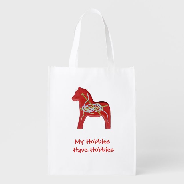 Hobby Horse Grocery Bag (Front)