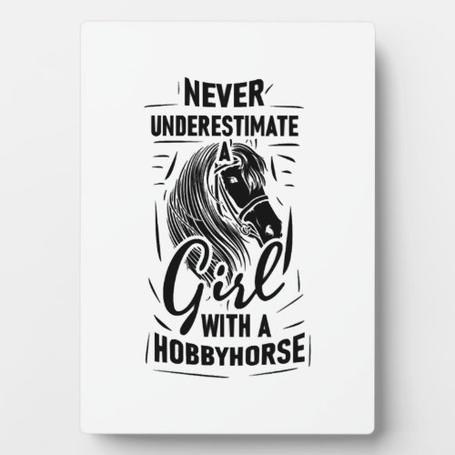 Hobby Horse Horses Plaque