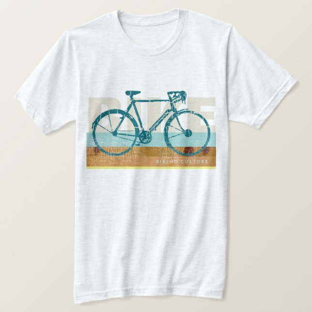 hobby or sport, cycling or biking, cool T-Shirt (Design Front)