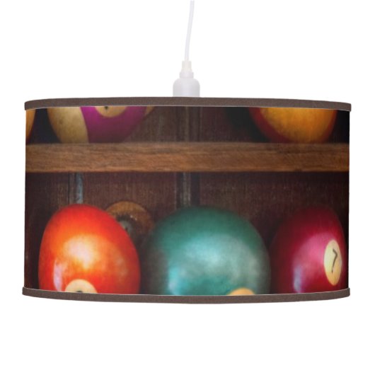 Hobby - Pool - Let's play billiards Ceiling Lamp (Front)