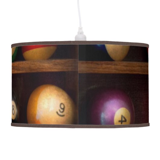 Hobby - Pool - Let's play billiards Ceiling Lamp (Back)