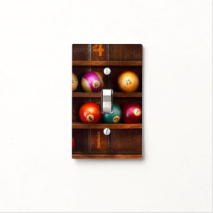 Hobby - Pool - Let's play billiards Light Switch Cover