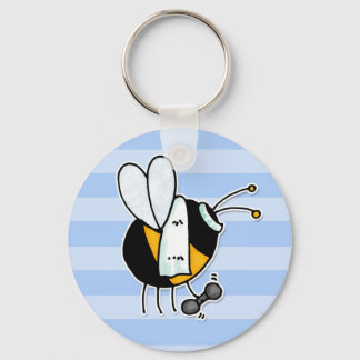 hobby - rather bee at the gym no txt keychain