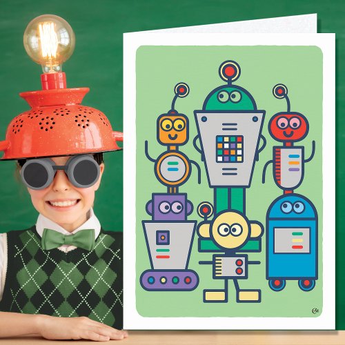 Hobby Robots AI Blank Card