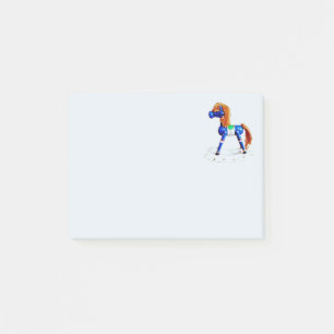 Hobby Rocking Horse customizable Post-it Notes