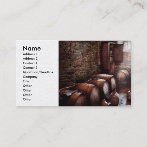 Customizable Hobby - Wine - The Wine Cellar  Business Card Template