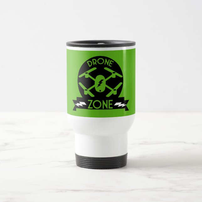 Hobbyist Drone | Drone Pilot | Photography | Races Travel Mug (Center)