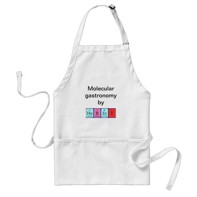 Hobert periodic table name apron (Front)