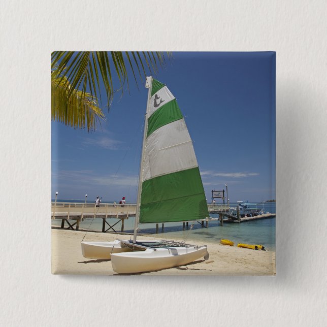 Hobie Cat, Plantation Island Resort Button (Front)