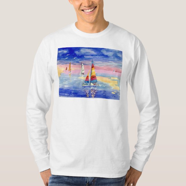Hobie Cat Sailboats T-Shirt (Front)