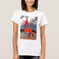 Hobie catamaran ready to sail