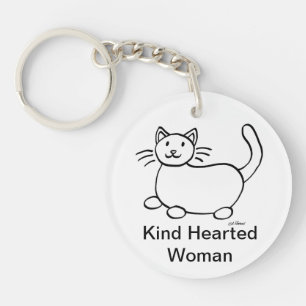 Hobo Sign Kind Hearted Woman Acrylic Keychain