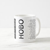 Hobo Signs and Symbols with meanings Coffee Mug (Front Right)