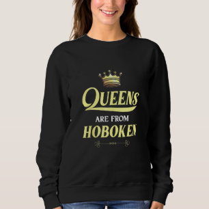 Hoboken Funny Home Roots Grown Born City Usa Heri Sweatshirt