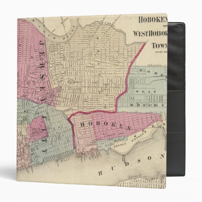 Hoboken, Jersey City 3 Ring Binder (Front/Inside)