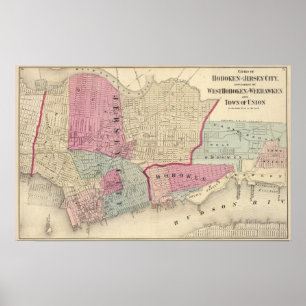 Hoboken, Jersey City Poster