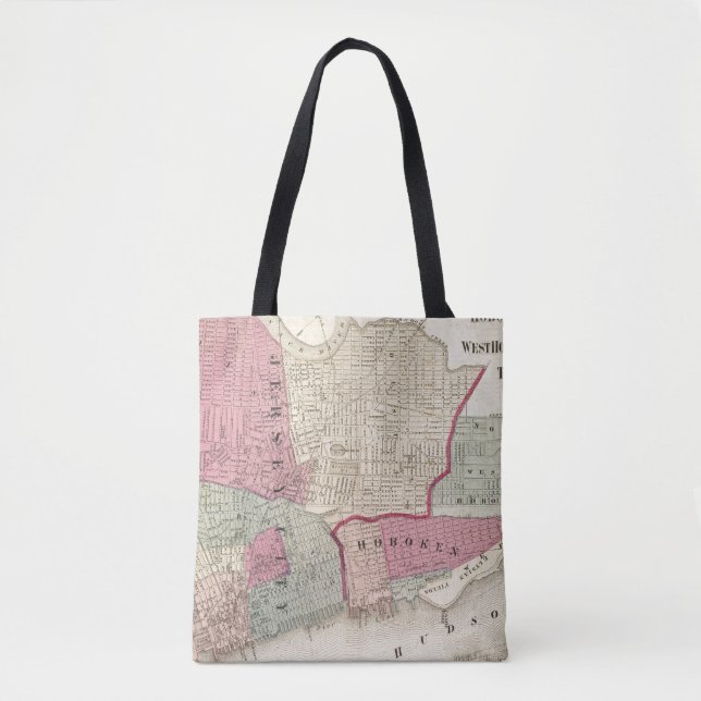 Hoboken, Jersey City Tote Bag (Front)