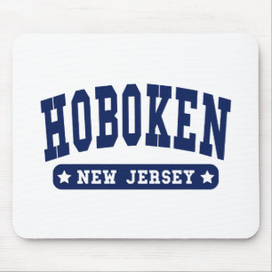 Hoboken New Jersey College Style tee shirts Mouse Pad