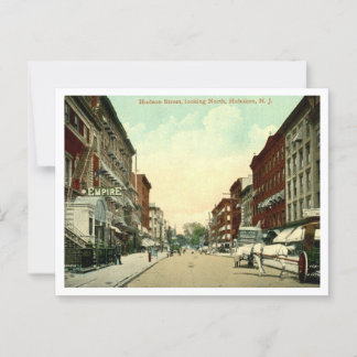 Hoboken NJ, Hudson Street 1910s Postcard