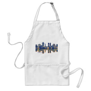 Hoboken Skyline Adult Apron