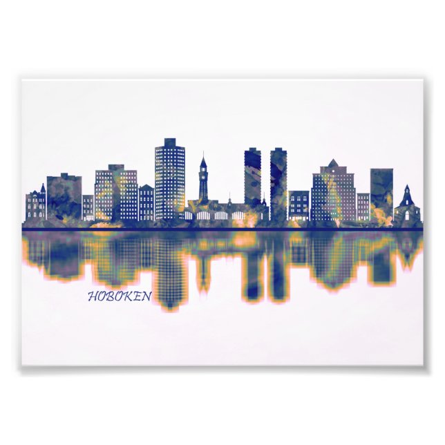 Hoboken Skyline Photo Print (Front)