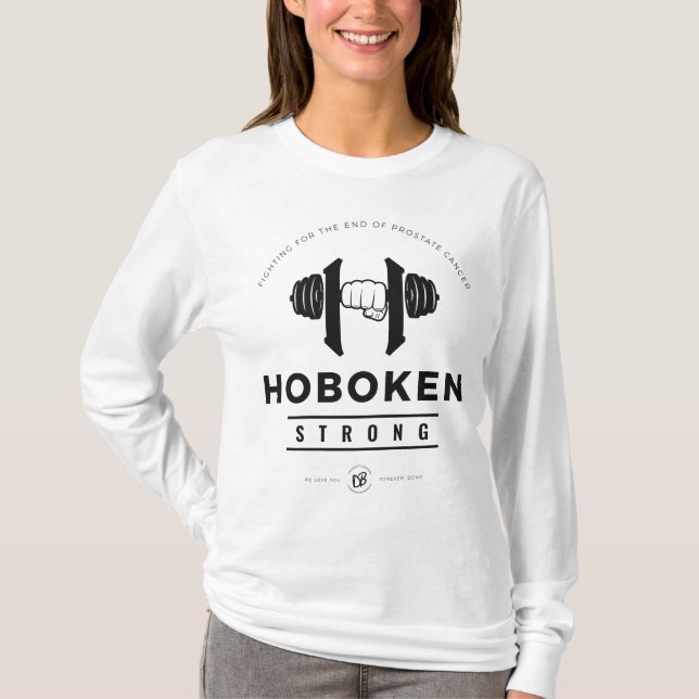 Hoboken Strong / women's long slv T-Shirt (Front)