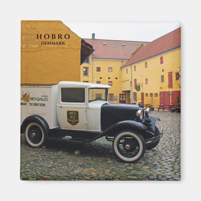 Hobro, Denmark Magnet! Magnet (Front)