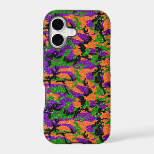 HOC Monster Glitter Halloween Edition Camo iPhone 17 Case