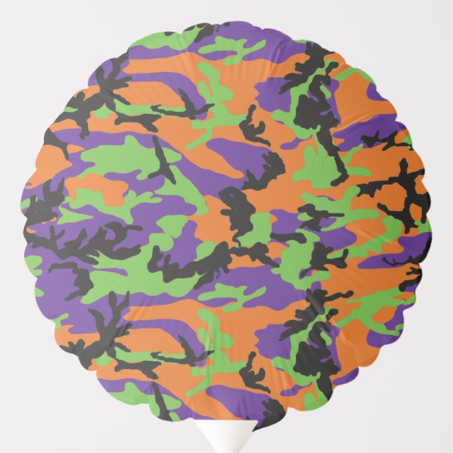 HOC Monster Halloween Edition Camo Balloon (Front)