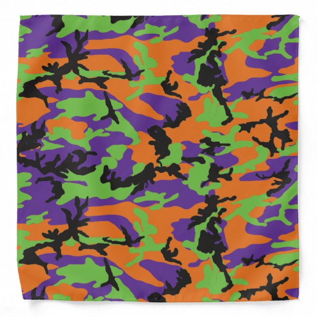 HOC Monster Halloween Edition Camo Bandana (Front)