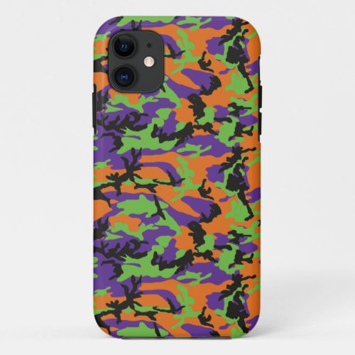 HOC Monster Halloween Edition Camo iPhone 11 Case