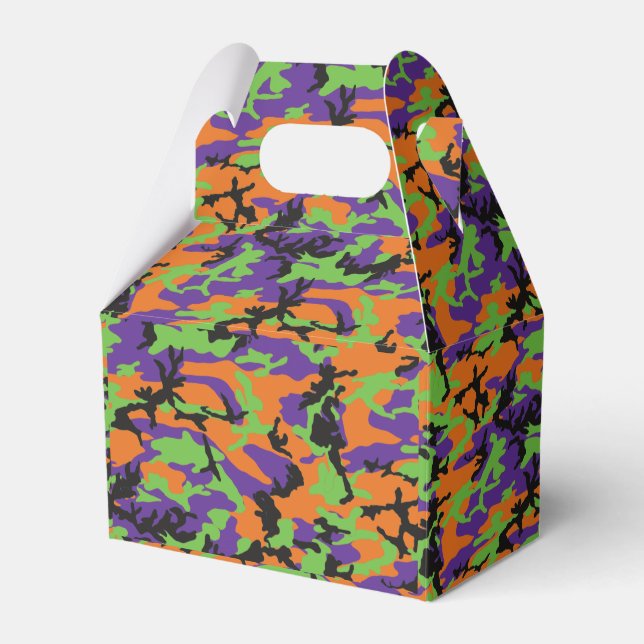 HOC Monster Halloween Edition Camo Favor Boxes (Front Side)