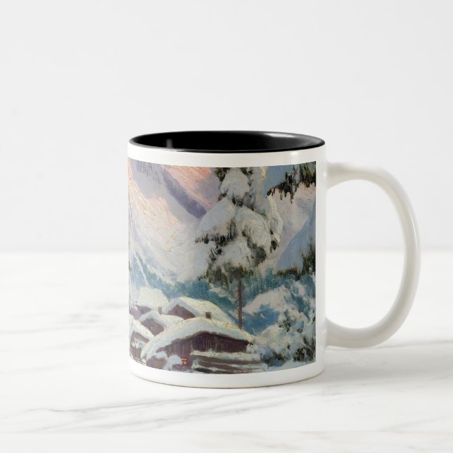 Hocheisgruppe, Austria Two-Tone Coffee Mug (Right)