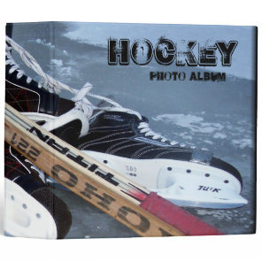 Hockey 3 Photo Album Ring Binder